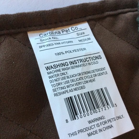 PENDLETON CAROLINA PET CO. YAKIMA CAMP DOG JACKET GREEN MULTI STRIPE MEDIUM NEW - Picture 8 of 16